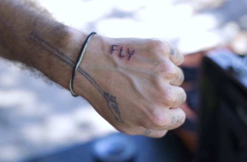 Así luce el resultado final del tatuaje realizado a más de 4,500 metros de altura.