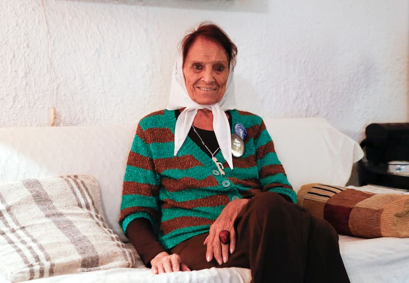 NOTICIAS ARGENTINAS
BAIRES, JUNIO 14: Taty Almeida, la histórica referente de Madres de Plaza de Mayo (línea fundadora) falleció este domingo a los 95 años, según informaron sus familiares y allegados. FOTO NA: (ARCHIVO)Pablo Lasansky