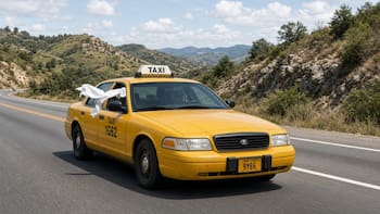 Un pedazo de tela blanca colgando de la ventana de un taxi: para qué sirve y cuál es su significado