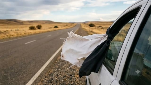 Colgar una tela blanca o una tela negra en la ventana del auto: qué diferencia tiene y cuál recomiendan tener