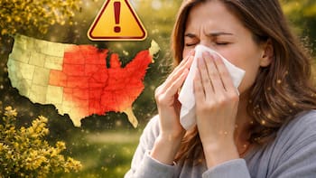 Alerta sanitaria en EE.UU.: alertan que la temporada de polen 2026 será la peor de todas y estos estados ya tienen alerta roja