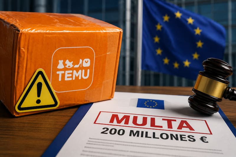 Adiós Temu: por la venta de productos ilegales, castigan al gigante chino con una multa de 200 millones de euros