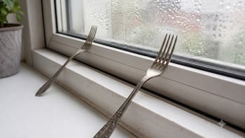 Colocar un tenedor junto a la ventana: para qué sirve y por qué lo recomiendan