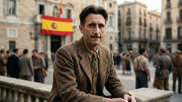 George Orwell, histórico escritor: “Tengo los peores recuerdos de España, pero muy pocos malos recuerdos de los españoles”