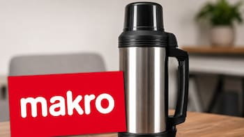 Makro suma a su catálogo un termo de acero inoxidable de 2 litros frío calor y se consigue por menos de $62.000