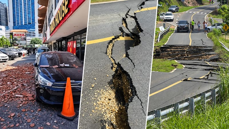 Fuerte terremoto sacudió Panamá. Foto: redes sociales.