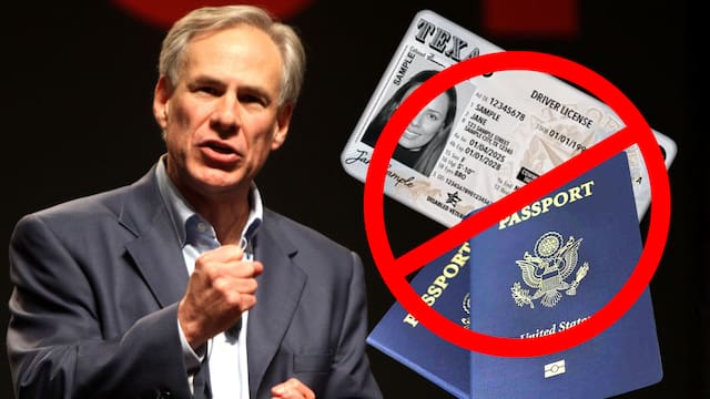 Anuncio oficial de Texas | Cancelarán el pasaporte y la licencia de conducir a todas las personas que no puedan presentar este documento