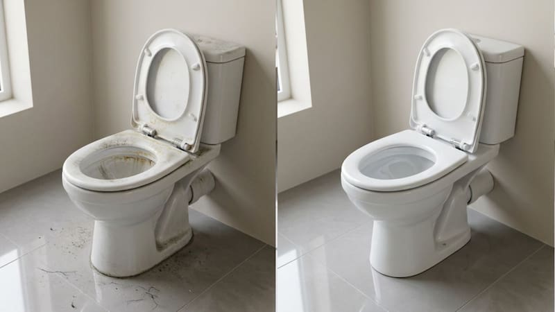 The ideal way to clean the toilet and leave it sparkling with two products, according to experts.