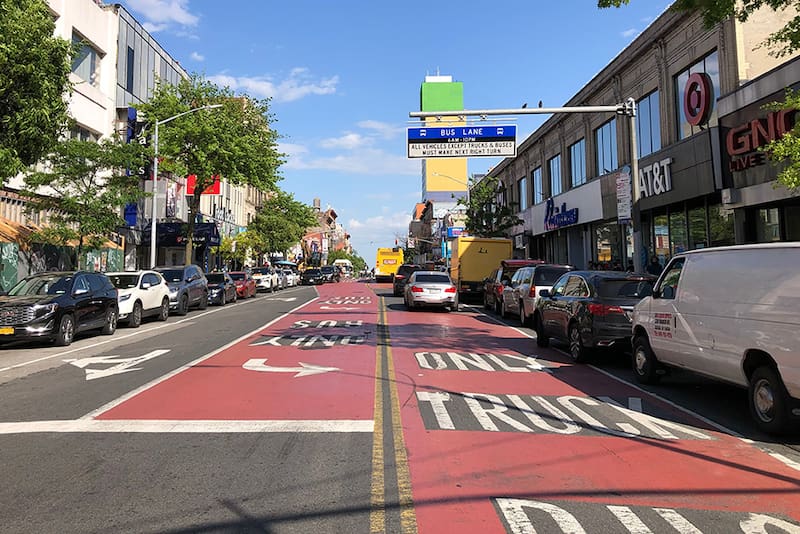 The New York City bus line that will benefit from the new busway.