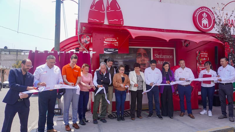 Inauguración de la Tienda Solar 100 de Grupo RICA Coca-Cola y Solfium.
