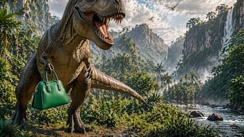 Insólito | Científicos logran crear el primer bolso con “piel de dinosaurio”: cómo lo lograron