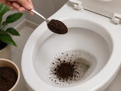 Tirar café usado en el inodoro una vez a la semana: para qué sirve y cuáles son sus beneficios