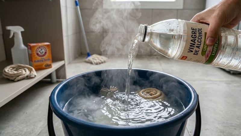 Tirar vinagre en el piso de casa, para qué lo recomiendan y cada cuánto hay que hacerlo
Fuente: IA