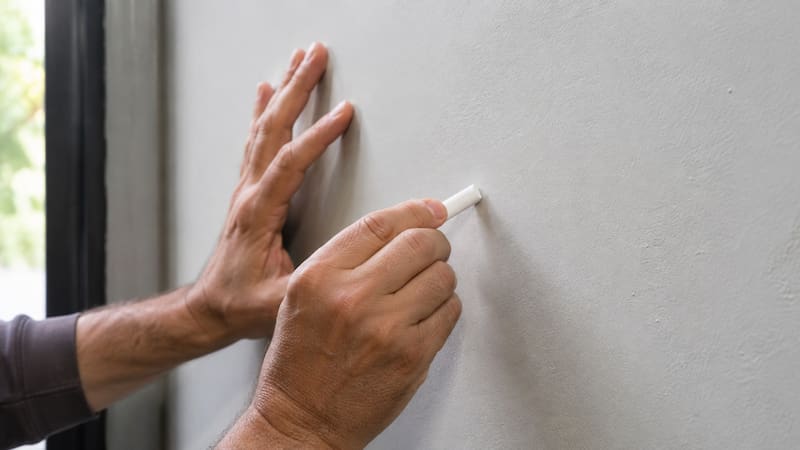 Poner tiza en las paredes: para qué sirve y qué beneficios trae para tu hogar.