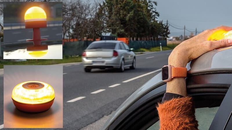 Todos los coches deberán llevar luces V-16 obligatorias desde enero de 2026: pueden representar un riesgo para personas cardíacas. (Fuente: archivo).