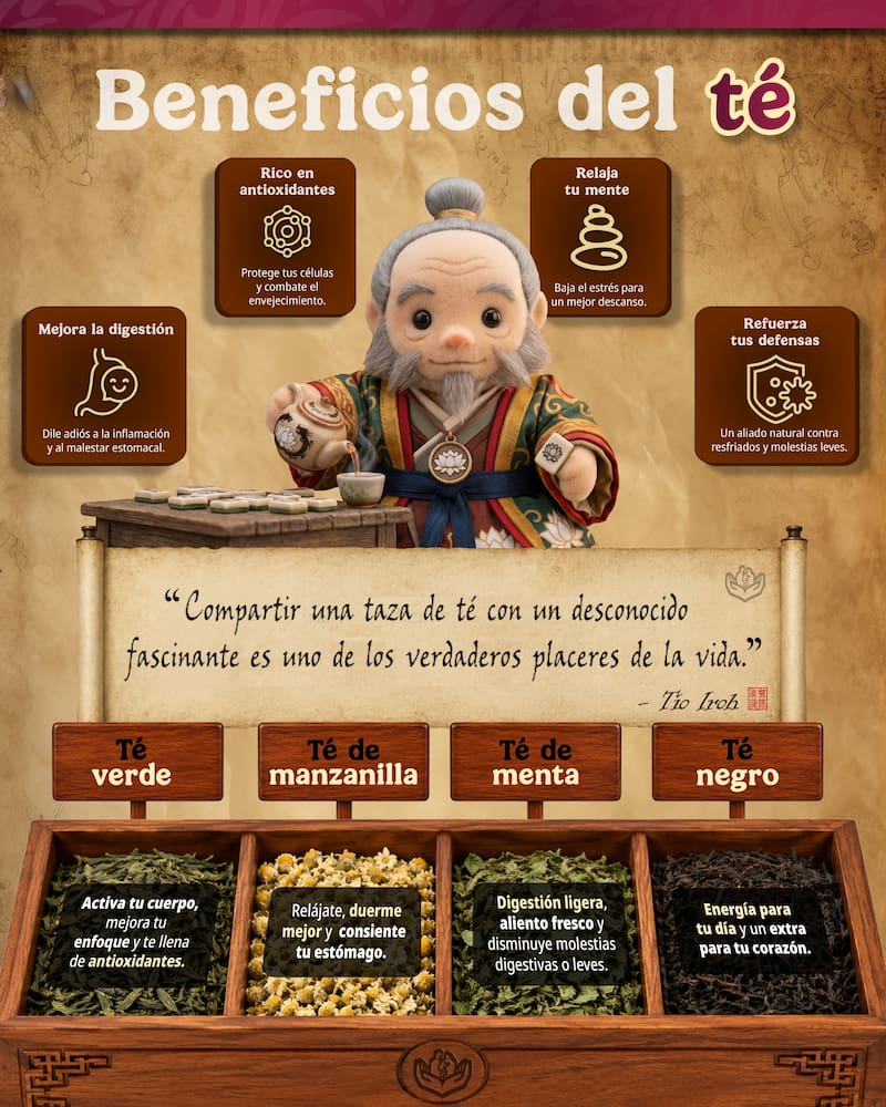 Tipos de tés
