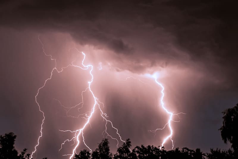La tormenta pronosticada para hoy puede tener actividad eléctrica. Fuente: archivo.