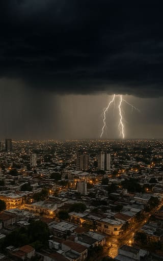 Un muro de nubes negras traerá lluvias intensas en el último día del mes: las zonas más afectadas