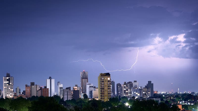 El SMN advirtió una fuerte tormenta para el sábado 21 de febrero