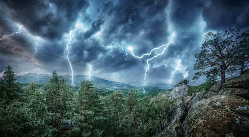 El Servicio Meteorológico Nacional anunció que llegará una fuerte tormenta para el próximo fin de semana.