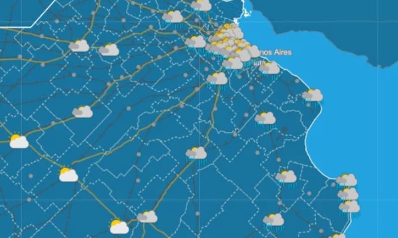 Pronóstico del clima del SMN.