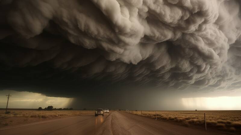 Meteorólogos advierten que el sistema podría favorecer la formación de varios tornados entre el domingo y el lunes.