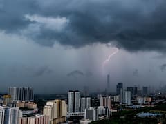 El Servicio Meteorológico Nacional actualizó a naranja el alerta por tormentas fuertes