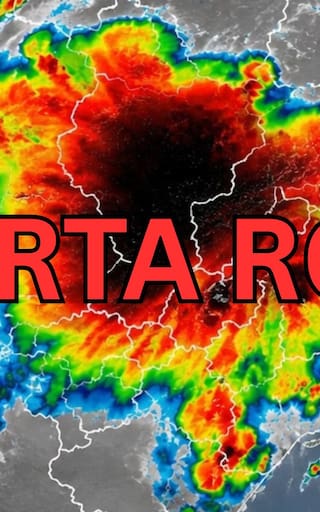 Ingresan nubes negras del Pacífico con un diluvio histórico por 24 horas con tormentas, intensas lluvias y ráfagas de viento