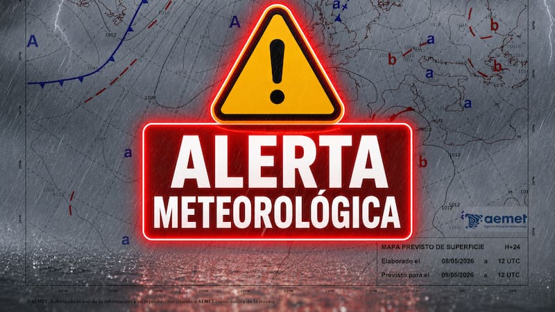 Se avecina el diluvio del año: más de 72 horas con lluvias intensas, tormentas de granizo y fuertes vientos