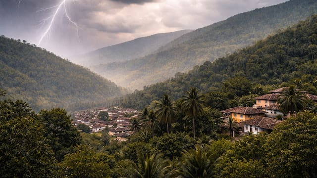 Un muro de tormenta y nubes se acerca a Colombia: los principales municipios que quedarán bajo agua en minutos