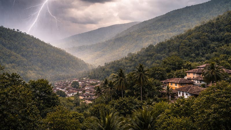 Un muro de tormenta y nubes se acerca a Colombia: los principales municipios que quedarán bajo agua en minutos.