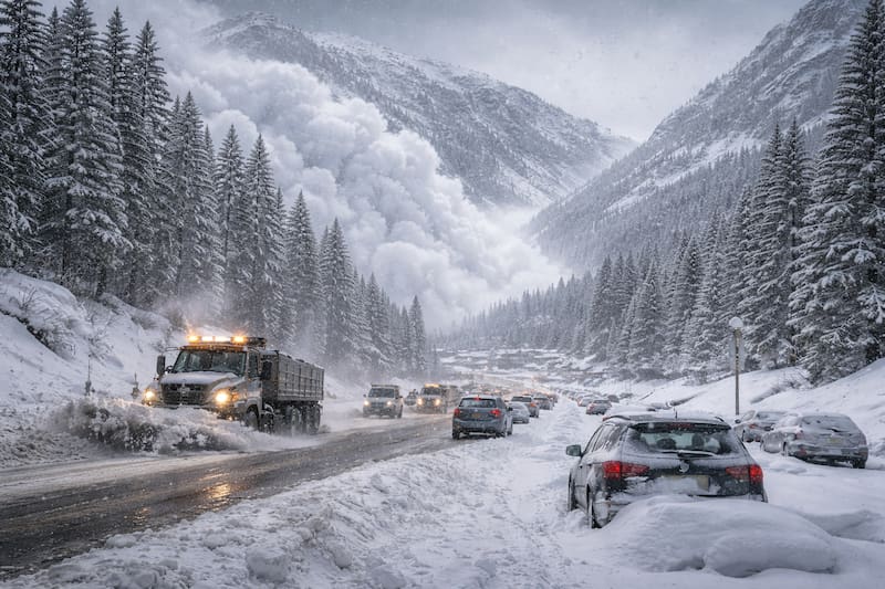 El Servicio Nacional de Meteorología emitió una alerta por tormenta invernal en plena última semana de junio.