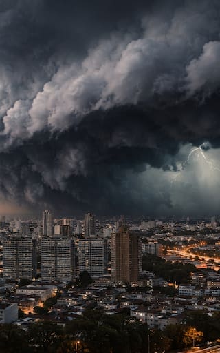 Se caerá el cielo en todo el país: una fuerte tormenta con probabilidad de granizo y fuertes lluvias arrasará en varias provincias