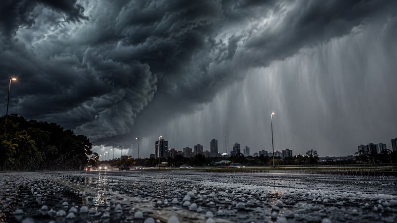 Fuertes tormentas en cadena para este jueves 7 de mayo: lluvias intensas, granizo como piedra y alertas en gran parte del país