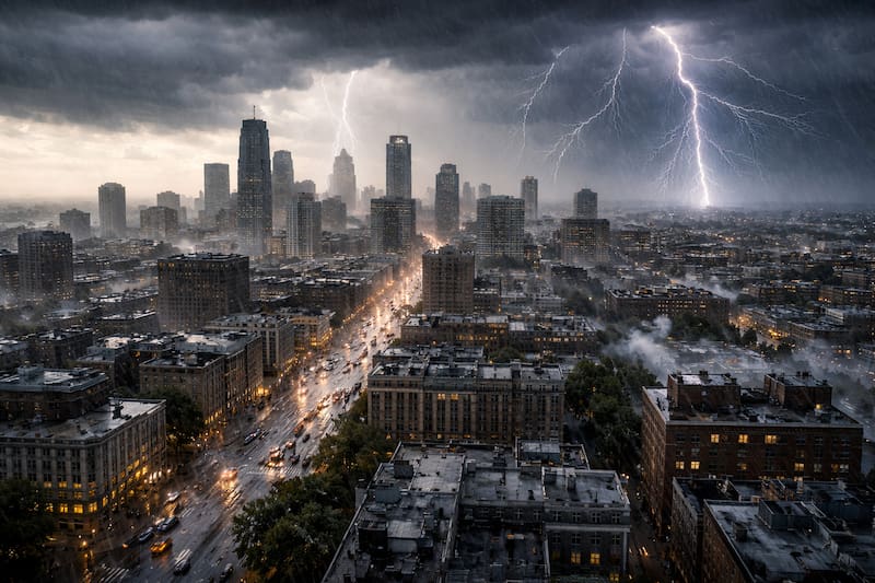 Las lluvias continuarán durante el fin de semana (Fuente: archivo).