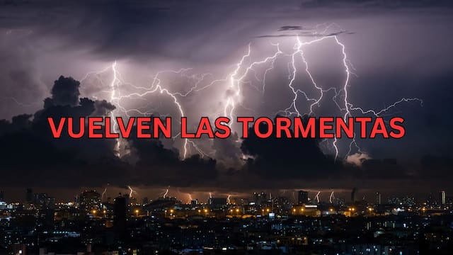Llega la tormenta negra más intensa de junio: habrá fuertes lluvias con ráfagas de viento y posible caída de granizo en estas zonas