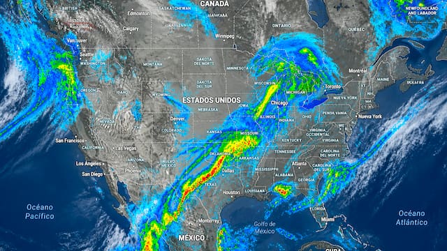 Se viene un diluvio histórico: más de 36 horas de tormentas, granizo y lluvias intensas con ráfagas de viento