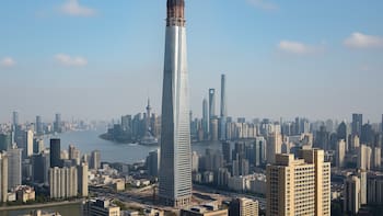 Construyen la torre más alta de Asia: posee más de 400 metros y está ubicado en el lugar menos pensado