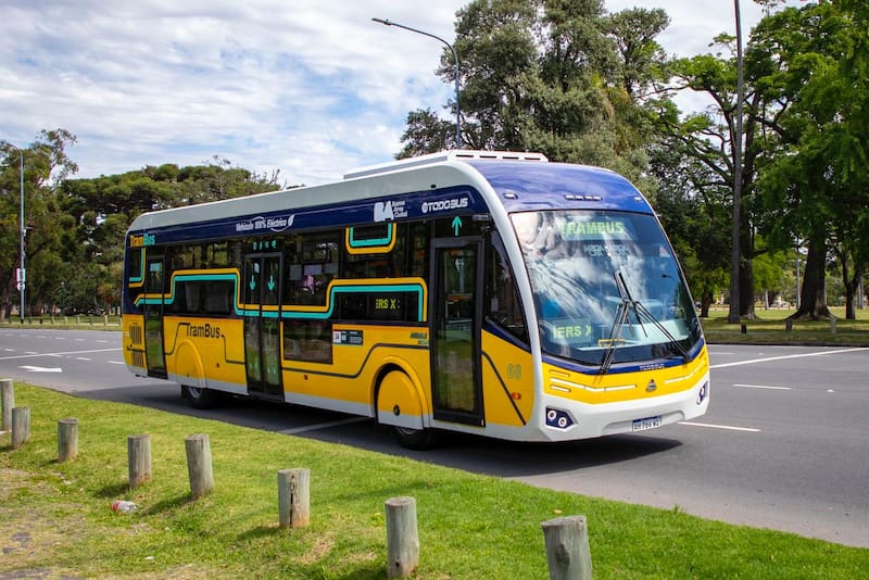 Así se verán los coches del TramBus que circulará por la Ciudad de Buenos Aires (Fuente: GCBA).