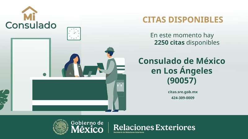 Relaciones Exteriores informó que hay miles de espacios abiertos para la próxima semana.