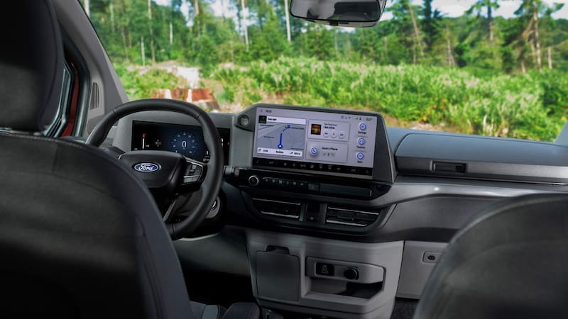 La furgoneta camper Transit Custom Nugget es ideal para viajes largos. (Fuente: Ford).