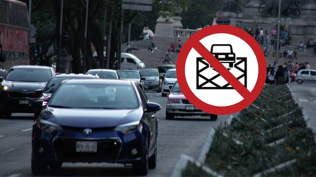 Qué significa la señal de un auto obre una estructura de rejilla y un círculo rojo tachado