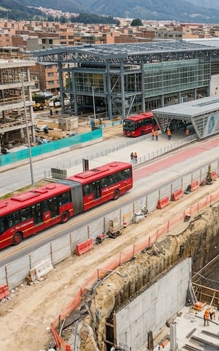 Avanza la estación 3M de TransMilenio: contará con edificio de cuatro pisos, estación intermodal y un túnel de 70 metros