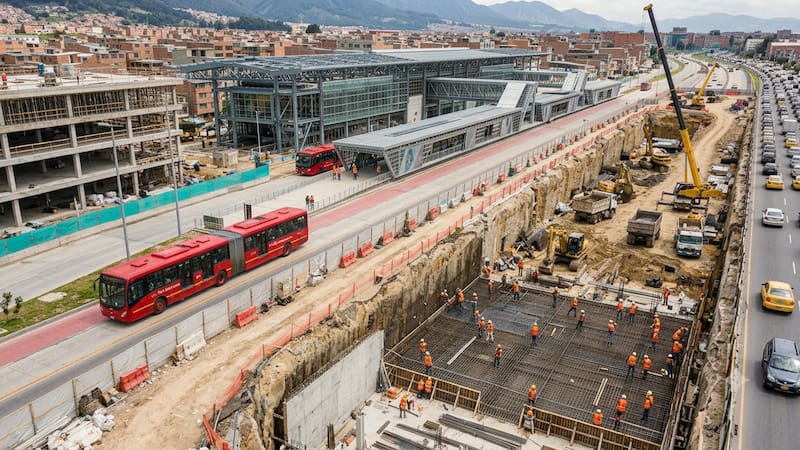 La estación 3M será la única estación intermodal de las fases II y III de TransMilenio en Soacha e integrará alimentadores, rutas urbanas y el sistema troncal.