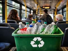 Oficial | El transporte público podría ser gratis para quienes presenten botellas, latas o envases reciclables en las estaciones