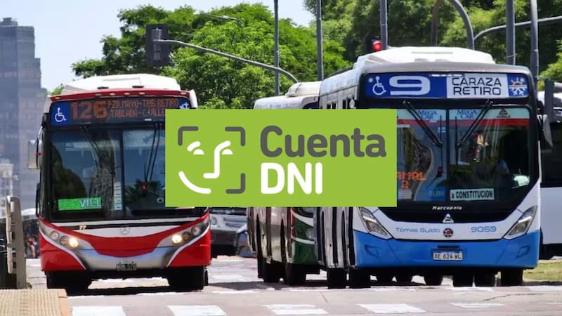 Transporte público gratis | Cuenta DNI lanza el beneficio más esperado y se podrá ir en subte y colectivo sin pagar
Fuente: Canva