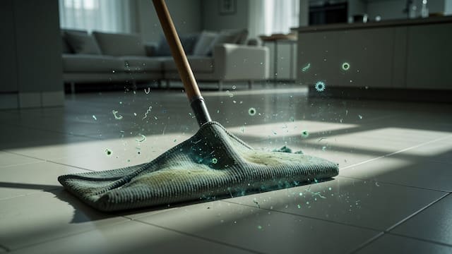 Adiós a guardar el trapo de piso mojado: advierten que es lo peor que puedes hacer y revelaron el motivo