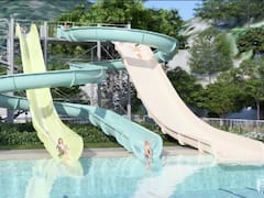 Tras 7 años, abre un nuevo parque acuático de 5000 m² con una inmensa pileta y distintos toboganes que revoluciona la costa este del país