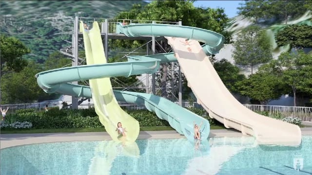 Tras 7 años, abre un nuevo parque acuático de 5000 m² con una inmensa pileta y distintos toboganes que revoluciona la costa este del país