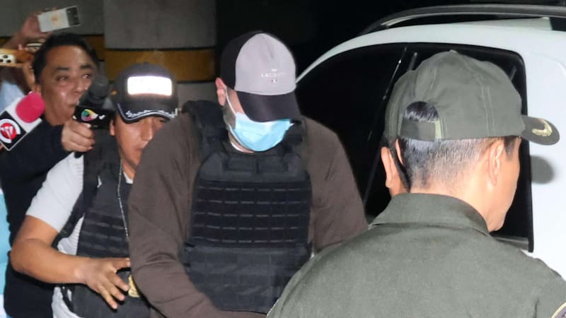 Cerimado, detenido en Bolivia. (Foto: EFE/Juan Carlos Torrejon).
